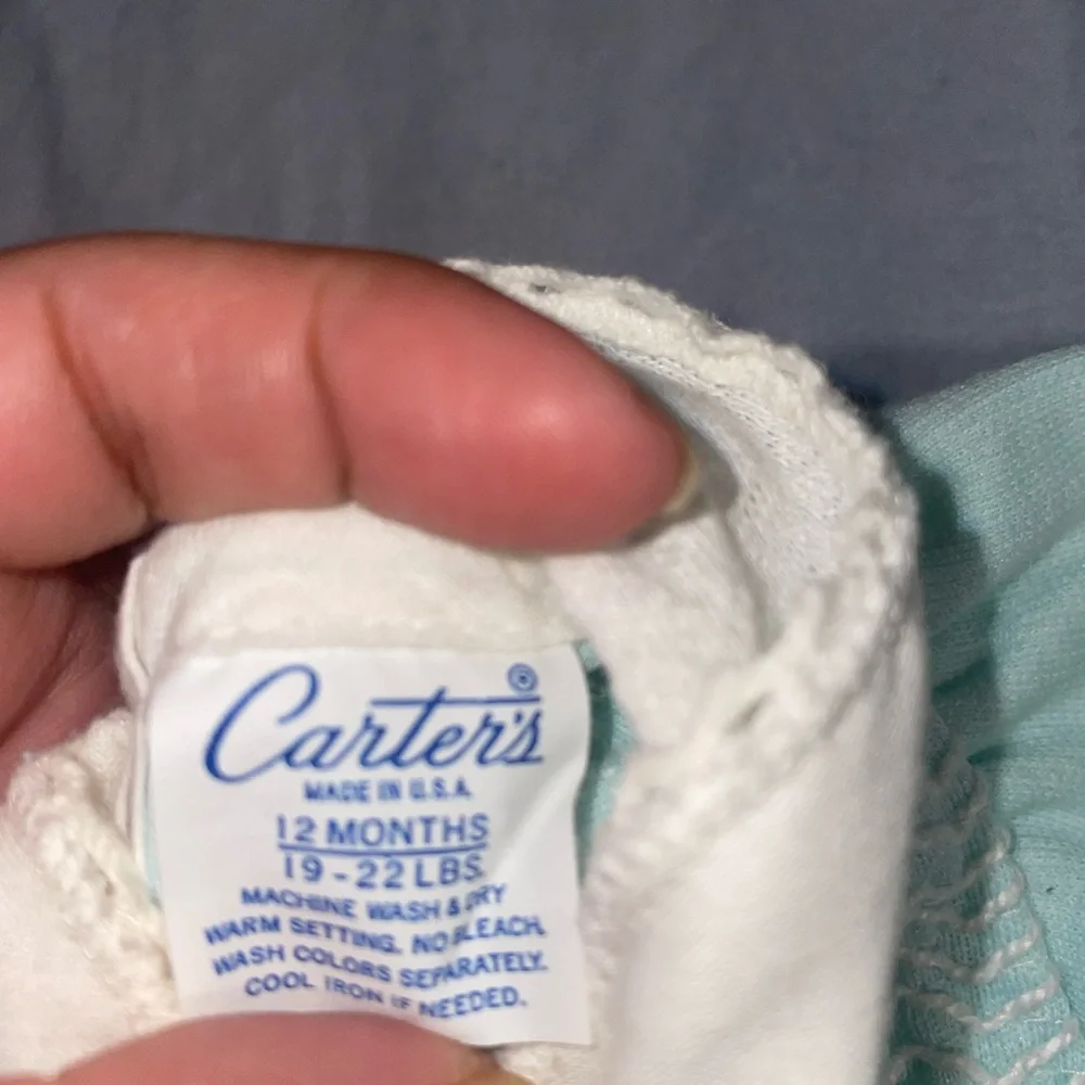 Carter's vintage‎ Mint Baby Dress with Bloomers